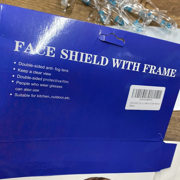 Face shields with frame set of 7 - Picture 2 of 4